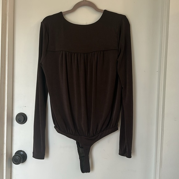 Free people intimately turnt thong bodysuit size large - Picture 6 of 8